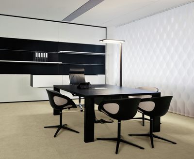 Vertical Blind Systems, SG 2810, Multi Visio, Room shot "Bene Office and Showroom", Vienna, Austria, Vertical Waves