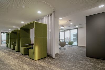 Room Divider / Cubicle Track Systems, SG 6103, Someo, Atlas Copco, Essen, Germany