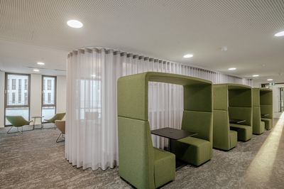 Room Divider / Cubicle Track Systems, SG 6103, Someo, Atlas Copco, Essen, Germany